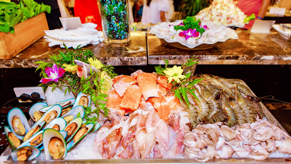Buffet hải sản tươi ngon